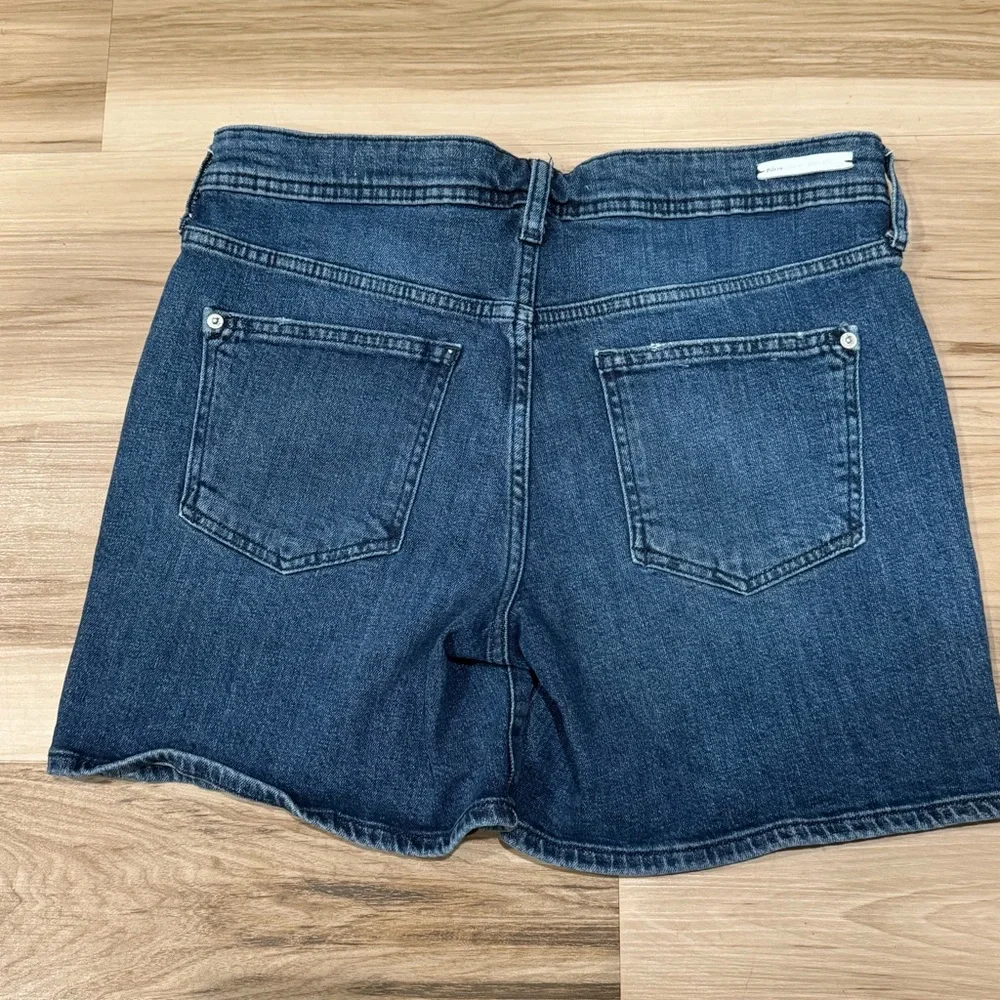 Anthropologie Dark Blue Denim Jean Shorts - Picture 5 of 5